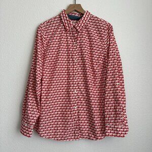 Charter Club Animal Print Button Down Shirt